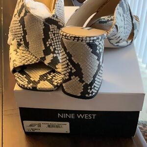 Nine West Snake Print Heels